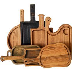 <b>ДОСКИ ДЛЯ ПОДАЧИ БЛЮД</b> (для мяса, суши, деревянная посуда, аксессуары)