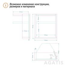 Салфетница из ДУБА К58