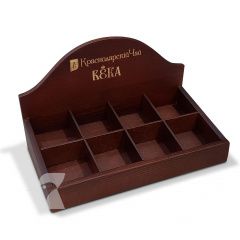 Подставка из дерева для чая K49