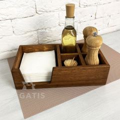 Деревянная салфетница К88