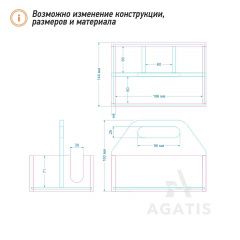 Салфетница из фанеры К14